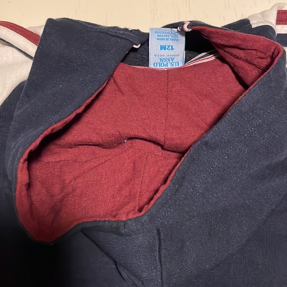 Size 12 month US Polo Association one piece outfit with hood - Picture 5 of 6